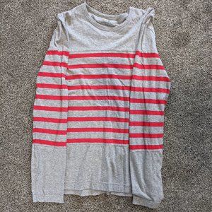 American Eagle Outfitters - Gray/Red - Henley